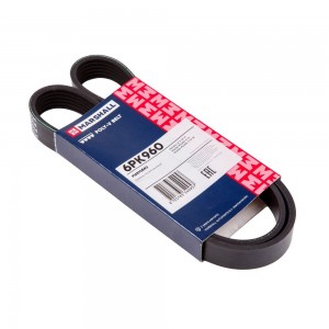 Ремень поликлиновой 6PK960 Mazda Cx 5 12-17, Mazda Mazda 6 13-, Mazda Mazda 3 13 M6310540 MARSHALL