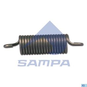 Пружина RENAULT колодок тормозных стяжная (144x38x5) SAMPA 080052 SAMPA