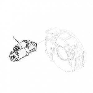 Стартер КАМАЗ Камминз ISBe (24V/6KW, 10 зубьев) (4992135) (Haffen) 0239 HAFFEN