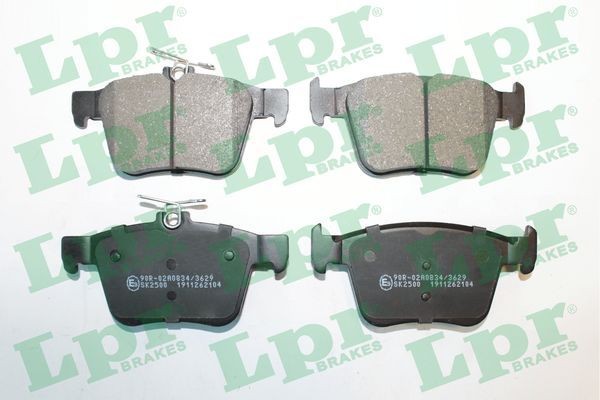 Колодки задние SKODA KODIAQ, VW PASSAT B8, TIGUAN II 05P2104 05P2104 LPR