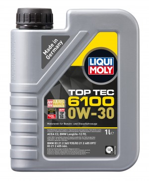 LIQUI MOLY TOP TEC 6100 0W30 1Л API SP ACEA C2 BMW Longlife-12 FE MB 229.61/227. 20777 LIQUI MOLY