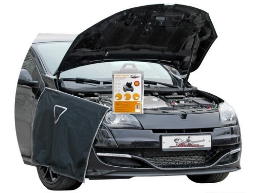 Накидка защитная на бампер и крылья (100х72 см) "AIRLINE" (крепление магнит+липу AO-PC-17 AIRLINE