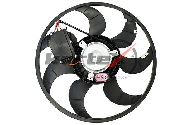 Вентилятор радиатора VW Touareg (02-) (LFc 1855) KFD087 KFD087 KORTEX