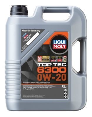 LIQUI MOLY TOP TEC 6300 0W20 5Л API SN ACEA C5 Jaguar / Land Rover STJLR.51.5122 21217 LIQUI MOLY