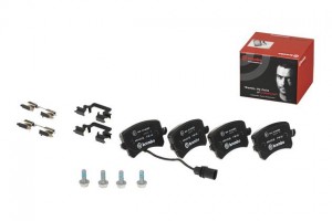 P85142 колодки дисковые задние!\ Audi Q3 RS 2.5 13> P85142 BREMBO