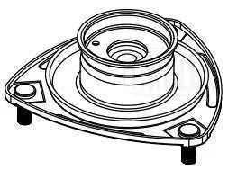 Опора амортизатора Hyundai Santa Fe (06-) (перед.) (без подшип.) (SA 0892) SA 0892 TRIALLI
