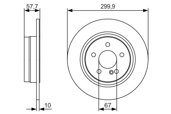 MERCEDES BENZ W204 (2006>) 0 986 479 S92 BOSCH