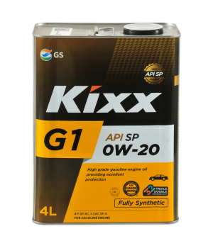Масло моторное KIXX G1 SP 0W20 синт.4л L215044TE1 KIXX