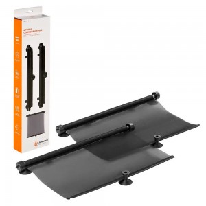 Шторки солнцезащитные выдвижные рулонного типа (40х45 см) (2 шт.) черные ASPS-R-15 AIRLINE