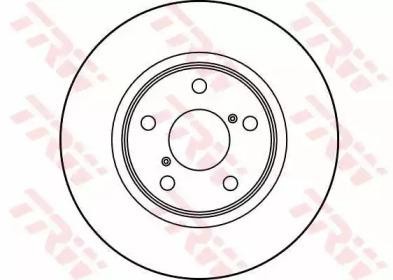 Диск тормозной передний SUBARU IMPREZA (GC, GD, GG, GR, GH, G3) LEGASY II-III DF DF3091 TRW