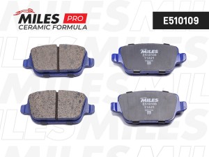 Колодки тормозные задние (Смесь CERAMIC серия PRO) FORD GALAXY/MONDEO/S-MAX/VOLV E510109 MILES