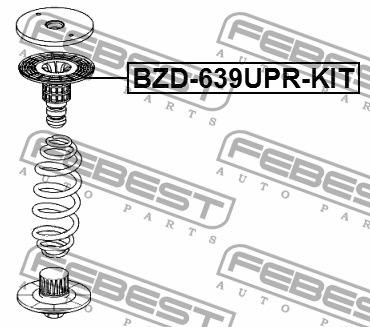 Отбойник амортизатора задний MERCEDES BENZ VIANO 639 2002- BZD-639UPR-KIT BZD-639UPR-KIT FEBEST