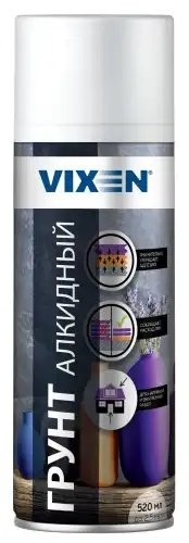 Грунт белый аэрозоль 520мл VIXEN VX21000 VIXEN