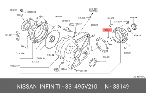 Сальник 33149-5V210 33149-5V210 NISSAN