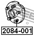 Шпилька колеса MAZDA 2 (03-07) FEBEST 2084-001 FEBEST