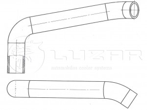 Комплект патрубков охл. (2шт.) ГАЗель Next Evotech 2.7i  LPK0323 LPK0323 LUZAR