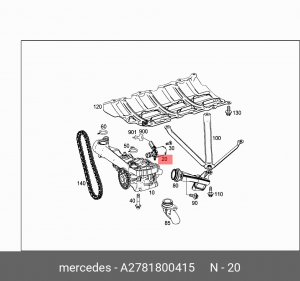 MERCEDES BENZ A 278 180 04 15 MERCEDES BENZ