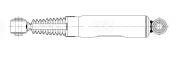 Амортизатор Peugeot 306 (93-)/Citroen Xsara (97-)/Lifan Breez (07-) задн. (AG 20 AG20508 TRIALLI