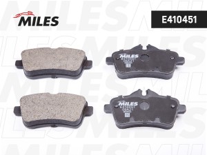Колодки тормозные задние (без датчика) (Смесь Low-Metallic) MERCEDES GL X166/ML  E410451 MILES