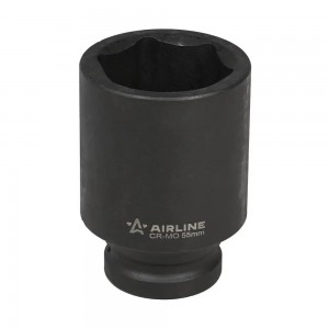 ATAS129 Головка ударная торцевая 1'DR шестигранная 55мм, L=110мм (ATAS129) ATAS129 AIRLINE