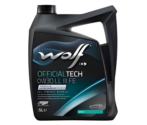WOLF OFFICIALTECH 0W30 LL III FE 5L PORSCHE C30 VW 504.00/507.00 VW TL 52 545 1044344 WOLF