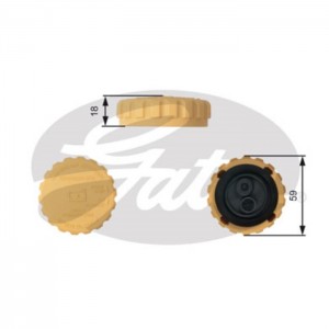 Крышка бачка расширительного CHEVROLET Lacetti(05-),Aveo(06-) GATES RC201 GATES