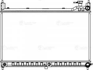 Радиатор охл. Nissan Murano III (Z52) (14-) 3.5i (LRc 1412) LRC 1412 LUZAR