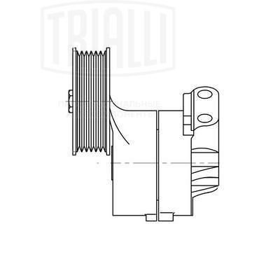 Ролик натяжной навесного оборудования TRIALLI CM 5290 TRIALLI