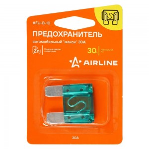 предохранитель! ''макси'' 30А в блистере 1шт.\ AFU-B-10 AIRLINE
