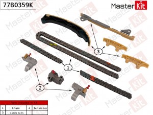 Комплект цепи ГРМ TOYOTA/LEXUS 2GR-FKS 77B0359K 77B0359K MASTER KIT