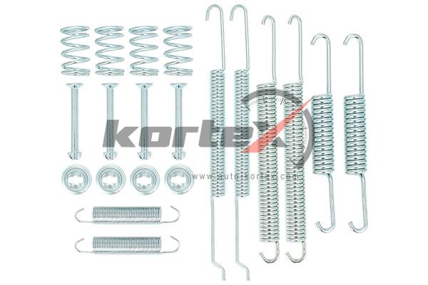 Ремкомплект барабанных колодок SKODA OCTAVIA 95-04/ROOMSTER 06-/VW CADDY 95-04 K KBD015 KORTEX