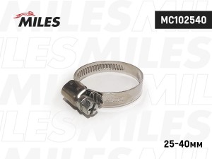 Хомут червячный 25-40/9 мм. (нержавеющая сталь) MC102540 MC102540 MILES
