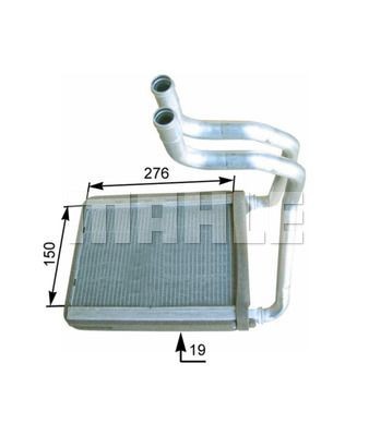 Радиатор отопителя AH 175 000P MAHLE KNECHT
