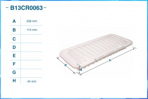 Фильтр воздушный B13CR0063 B13CR0063 CWORKS