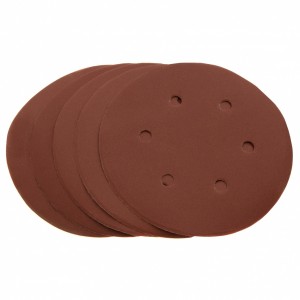 Круг шлифовальный на липучке D150 Р220 6 отверстий 5шт. MATRIX 73844 MATRIX