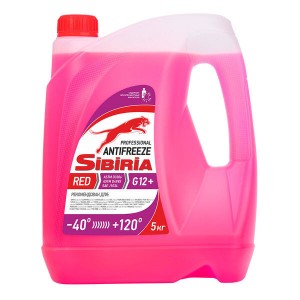 Антифриз красный -40C 5кг G12+ SIBIRIA 805600 SIBIRIA