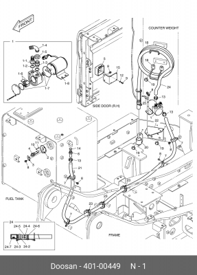 401-00449 Насос 401-00449 DOOSAN