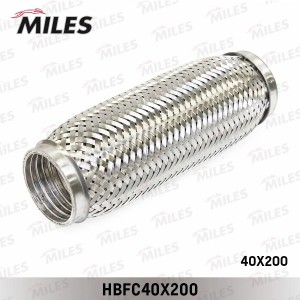 Труба гофрированная (гофра) с внутренним металлорукавом 40X200 HBFC40X200 HBFC40X200 MILES