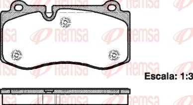 1202 00 FDB4055 [A0044206220] !колодки дисковые п.\ MB W221 3.5/5.0/6.0/3.2CDi 0 120200 REMSA