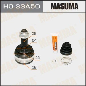 ШРУС наружный к-кт! 28x32x64\ Honda CR-V 2.0i 95-02 HO-33A50 MASUMA