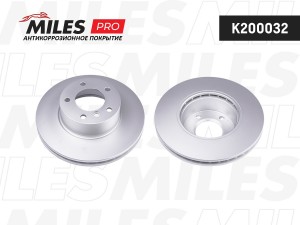 Диск тормозной (серия PRO с антикоррозионным покрытием) BMW 1 E81/E87/3 E90/E91/ K200032 MILES