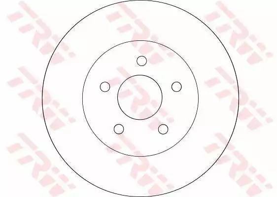 Диск тормозной FORD Mondeo 3 (00-) JAGUAR X-Type (01-) задний (1шт.) TRW DF4218 TRW