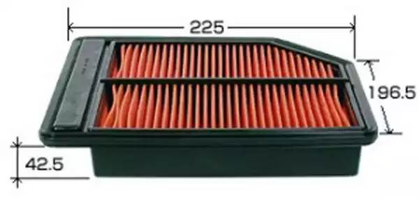 Фильтр воздушный  HONDA CROSSROAD 1,8 2007 - 2010  HONDA CIVIC 1,8 2005 - 2012 A A886J JS ASAKASHI