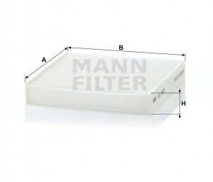 Фильтр салонный CU1827 CU1827 MANN FILTER