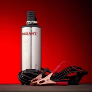 насос перекачки топлива! погружной 12В, 12,5л/мин, без фильтра, 38мм\ 80-0213 REXANT