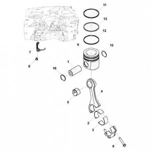Палец поршневой КАМАЗ Камминз ISBe, ISDe (4931041) (Haffen) 0101 HAFFEN