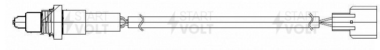 Датчик кисл. для а м Renault Sandero Stepway (14-) 1.6i после кат. (VS-OS 0906) VS-OS 0906 START VOLT