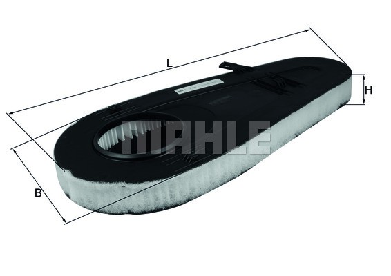 Фильтр воздушный BMW 5 (F07,F10,F11),7 (F01,F02) (N47/N57) MAHLE LX3598 MAHLE KNECHT