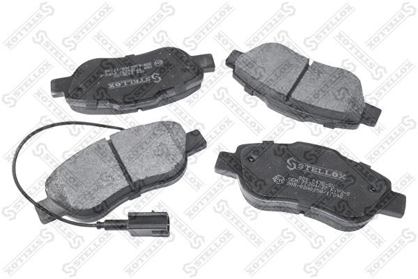 колодки диск.п.! с антиск.пл.\ Fiat 500 1.4i 07>/Grande Punto/Idea 1.2-1.3D Mult 000-243B-SX STELLOX