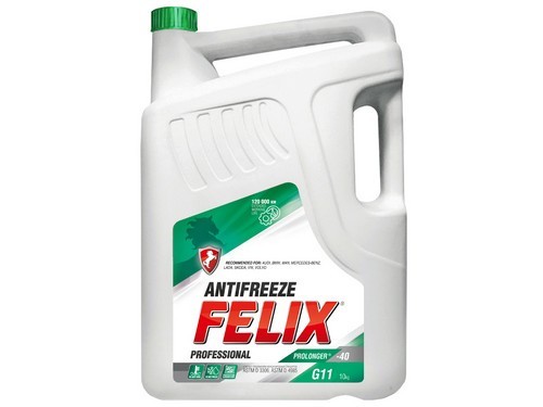Антифриз Felix Prolonger-40 G11 (зеленый) 10кг 430206021 FELIX